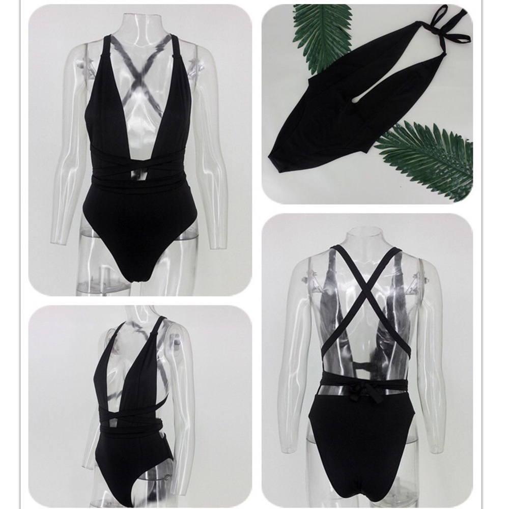 NEW! Black Multi-wear Monokini - Picture 6 of 7